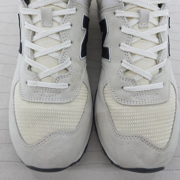 New Balance Mens 574 Macadamia Nut Beige Suede Shoes Sneaker ML574DW Size 13D - Picture 4 of 16